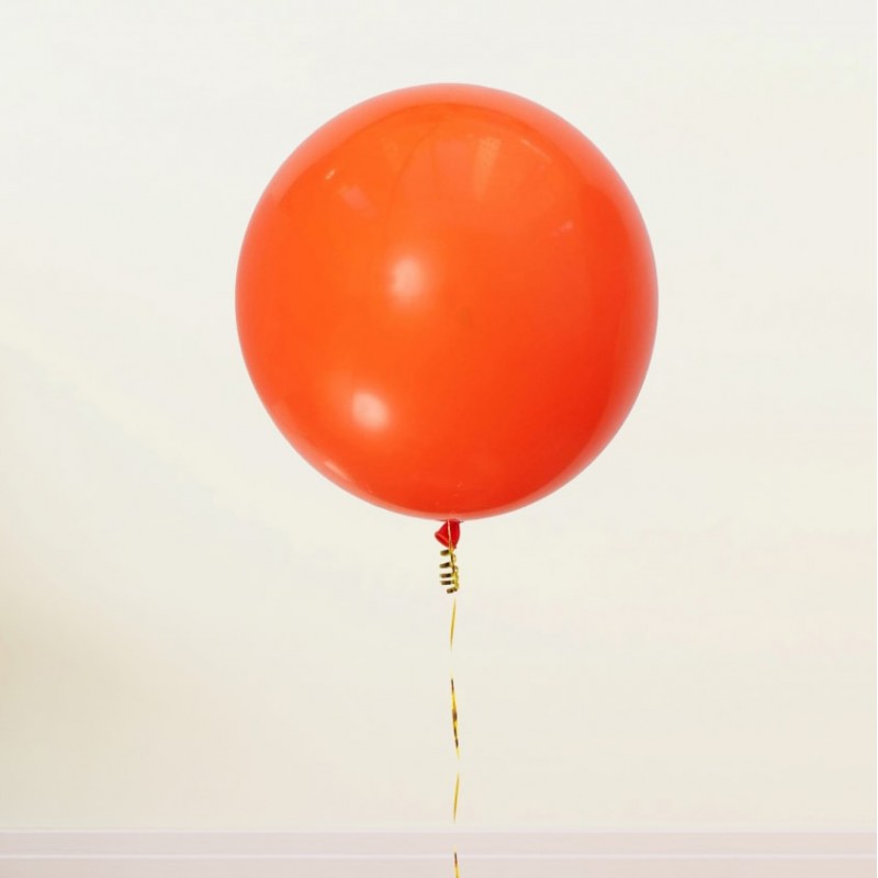 Большой воздушный шар 50 см Оранжевый