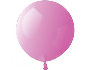 Большой гелиевый шар 60 см "Розовый"