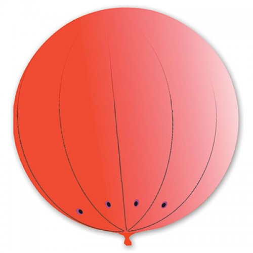 Воздушный виниловый шар 2,1 метра Красный