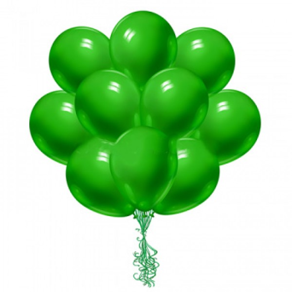 Букет гелиевых шаров Зелёный