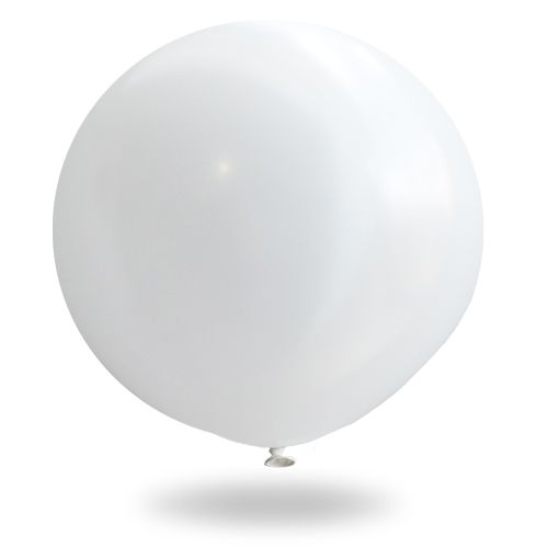 Большой воздушный шар 60 см Белый