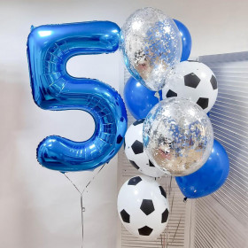 шары на день рождения юного футболиста 