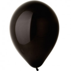 Гелиевый шар 30 см Черный Фэшн Jet Black