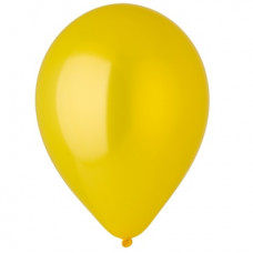 Гелиевый шар 30 см Металлик Желтый Yellow Sunshine