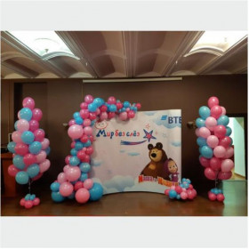 Фотозона из шаров для детского праздника в Больнице