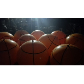 большой воздушный шар форма баскетбольного мяча 