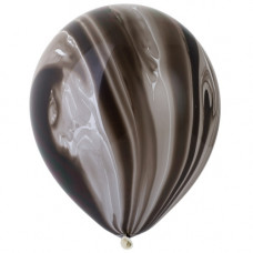 Воздушный шар с гелием Черный агат, 30 см Китай