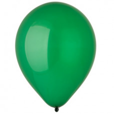 Гелиевый шар 30 см Зелёный Кристалл Festive Green