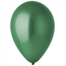 Гелиевый шар 30 см Металлик Зелёный Forest Green