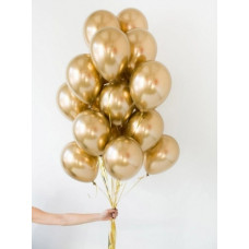 Набор из воздушных шаров Золотой хром