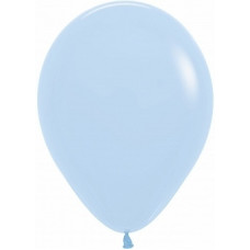 Воздушный шар с гелием Нежно-голубой макарунс 30 см