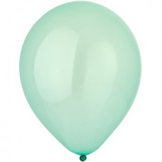 Гелиевый шар 30 см Зелёный Кристалл Droplets Green