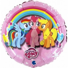 Шар с гелием круг, My Little Pony, 46 см