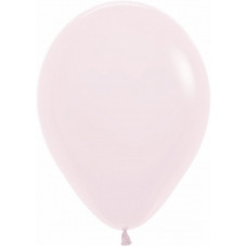 Воздушный шар с гелием Нежно-розовый макарунс 30 см