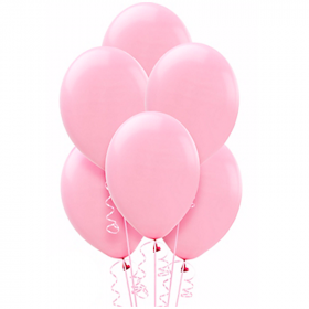 Гелиевые шарики "Розовые" пастель