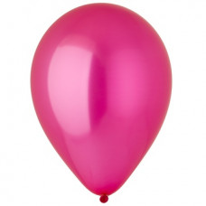 Гелиевый шар 30 см Металлик Фуксия Hot Pink