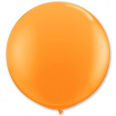 Большой воздушный шар из латекса 2,5 м. Оранжевый
