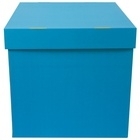 Коробка для надутых шаров голубая