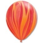 Гелиевый шарик Q 11" Супер Агат Red Orange