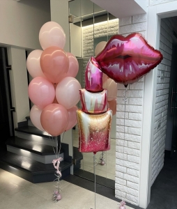Набор из воздушных шаров с гелием Яркие губы