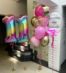 Набор из воздушных шаров Блестящий на День Рождения 11 лет