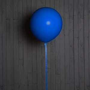 Большой гелиевый шар 45 см "Синий"