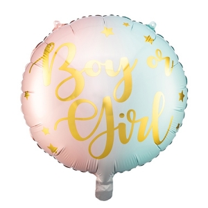 Воздушный шар с гелием Boy or Girl, 45 см