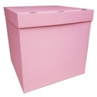 Коробка для надутых шаров 70х70х70 см Розовая