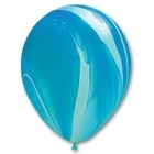 Гелиевый шарик Q 11" Супер Агат Blue