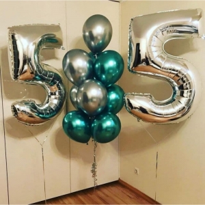 Дент рождения шары 55 лет
