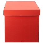 Большая коробка для сюрприза Красная (терракотовый цвет)