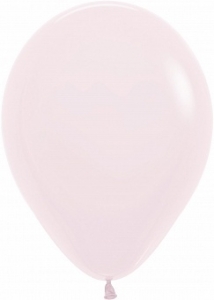 Воздушный шар с гелием Нежно-розовый макарунс 30 см