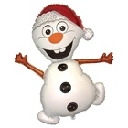 шарик весёлый снеговик в шапке Олаф