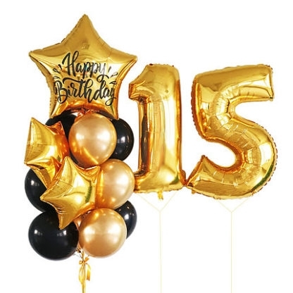 Комплект воздушных шаров «15 лет»