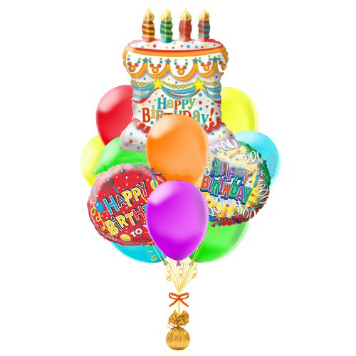 Букет шаров Вкусный день рождения