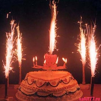 Бенгальские свечи для торта 4 шт