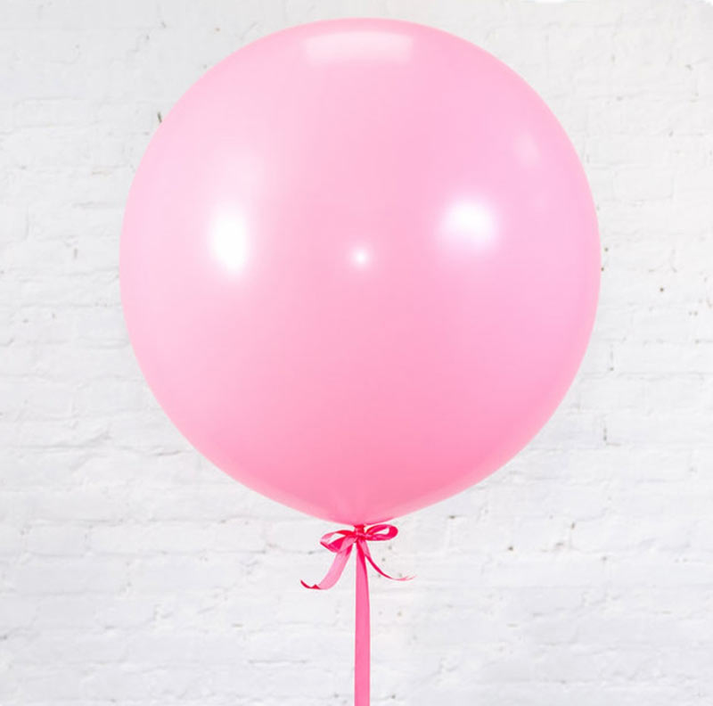 Большой гелиевый шар 60 см Розовый