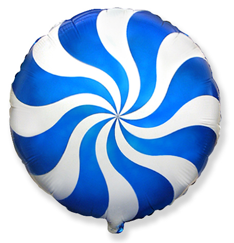 Воздушный шар (18''/46 см) Круг, Леденец, Фуше