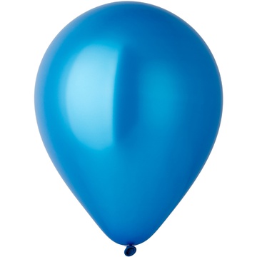 Гелиевый шар 30 см Металлик Bright Royal Blue