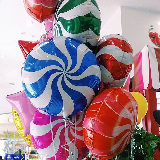 Воздушный шар (18''46 см) Круг, Леденец, Зеленый