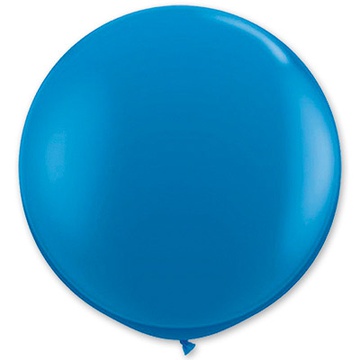 Большой воздушный шар из латекса 2,5 м. Синий