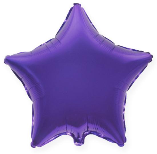 Шар в форме звезды 81 см "Фиолетовый"