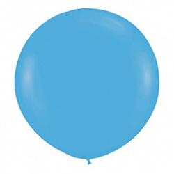 Большой гелиевый шар 90 см Голубой