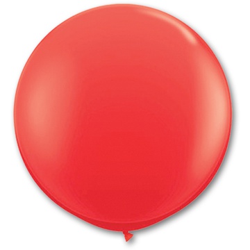 Большой воздушный шар из латекса 2,5 м. Красный