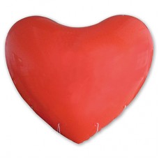 Воздушный виниловый шар Сердце 2,5 метра Красный