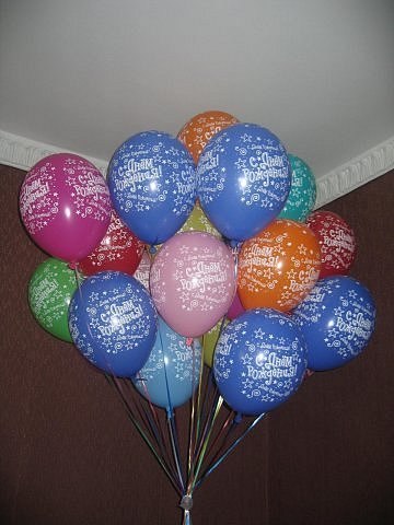 Воздушные шары С днём рождения