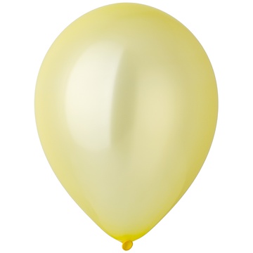 Гелиевый шар 30 см Перламутр Light Yellow
