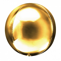 Шар 20''/51 см Сфера 3D, Золото