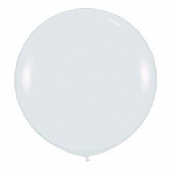 Большой гелиевый шар 90 см Белый