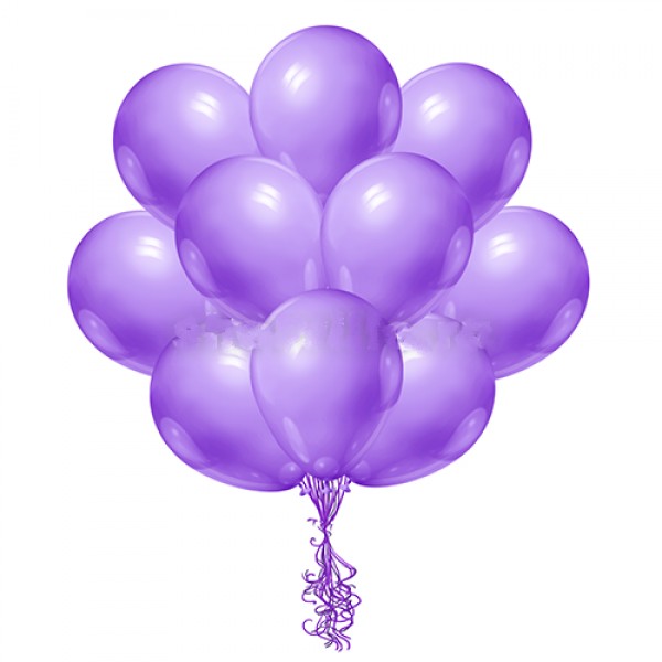 Облако гелиевых шаров Фиолетовый